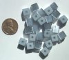 25 8mm Grey Fiber Optic Cubes